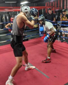 Mark Salgado Sparring at Pound 4 Pound Boxing